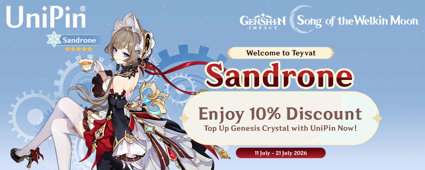 ⚔️✨Version Luna VIII –  Sandrone lands in Teyvat (MY)